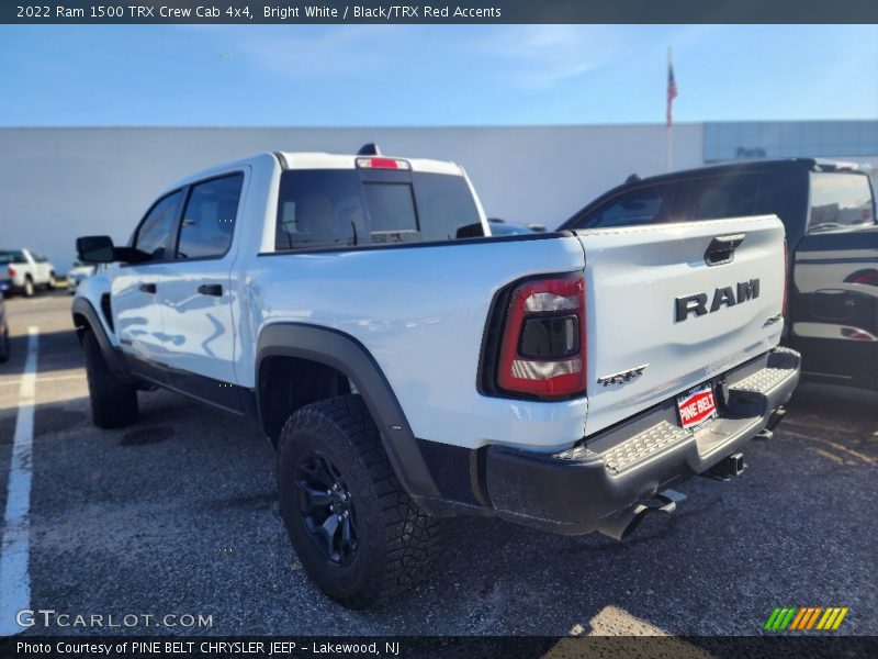 Bright White / Black/TRX Red Accents 2022 Ram 1500 TRX Crew Cab 4x4