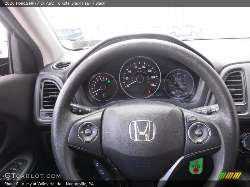 Crystal Black Pearl / Black 2020 Honda HR-V LX AWD