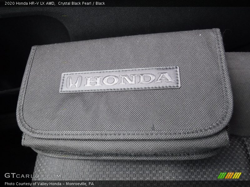 Crystal Black Pearl / Black 2020 Honda HR-V LX AWD