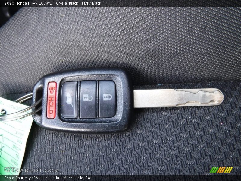 Crystal Black Pearl / Black 2020 Honda HR-V LX AWD
