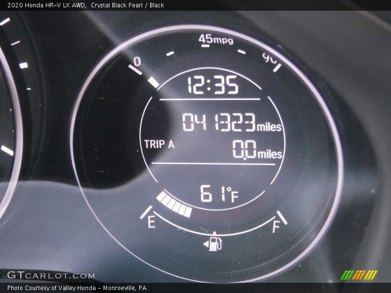 Crystal Black Pearl / Black 2020 Honda HR-V LX AWD