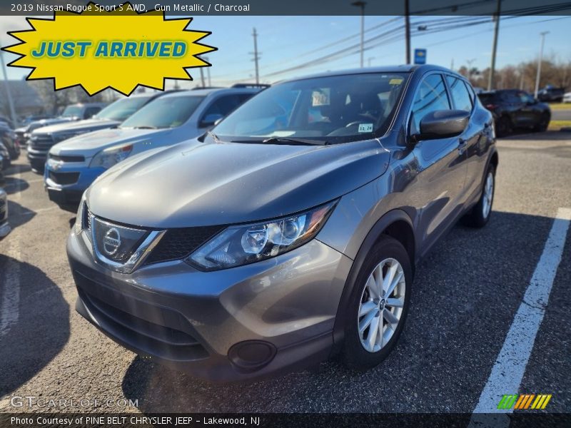 Gun Metallic / Charcoal 2019 Nissan Rogue Sport S AWD