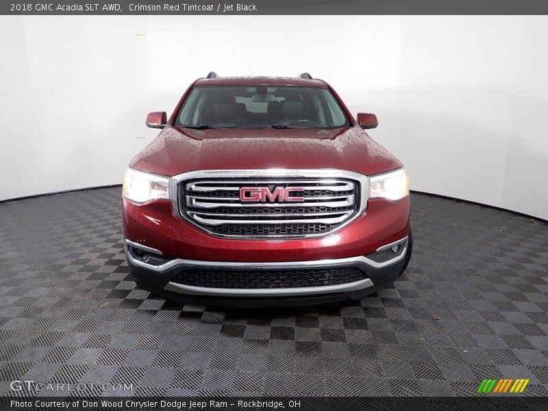 Crimson Red Tintcoat / Jet Black 2018 GMC Acadia SLT AWD