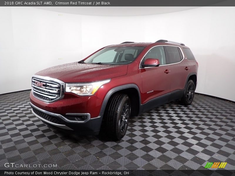 Crimson Red Tintcoat / Jet Black 2018 GMC Acadia SLT AWD