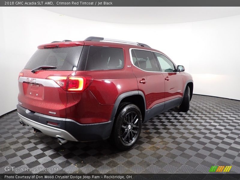 Crimson Red Tintcoat / Jet Black 2018 GMC Acadia SLT AWD