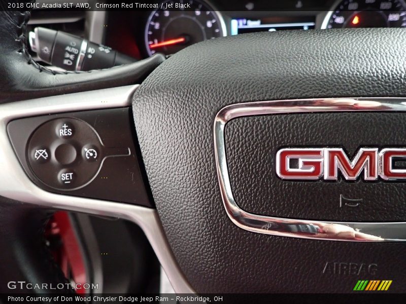 Crimson Red Tintcoat / Jet Black 2018 GMC Acadia SLT AWD