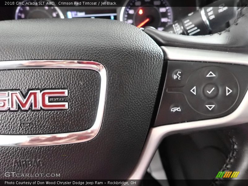 Crimson Red Tintcoat / Jet Black 2018 GMC Acadia SLT AWD