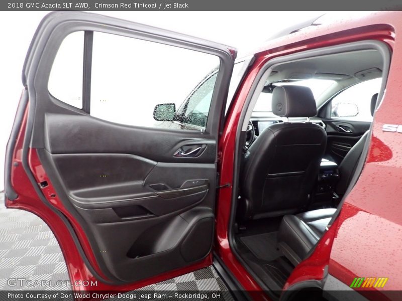 Crimson Red Tintcoat / Jet Black 2018 GMC Acadia SLT AWD