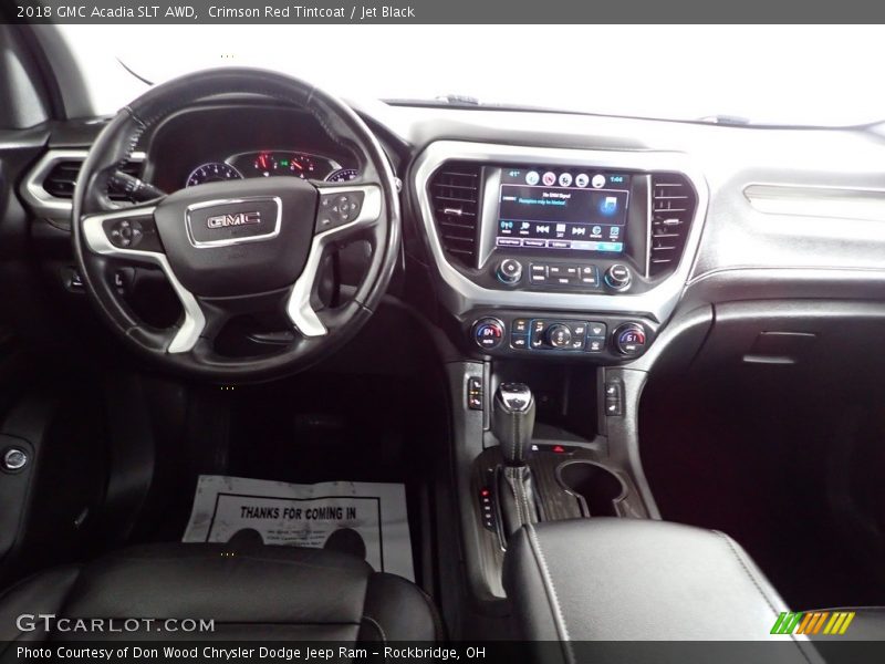 Crimson Red Tintcoat / Jet Black 2018 GMC Acadia SLT AWD