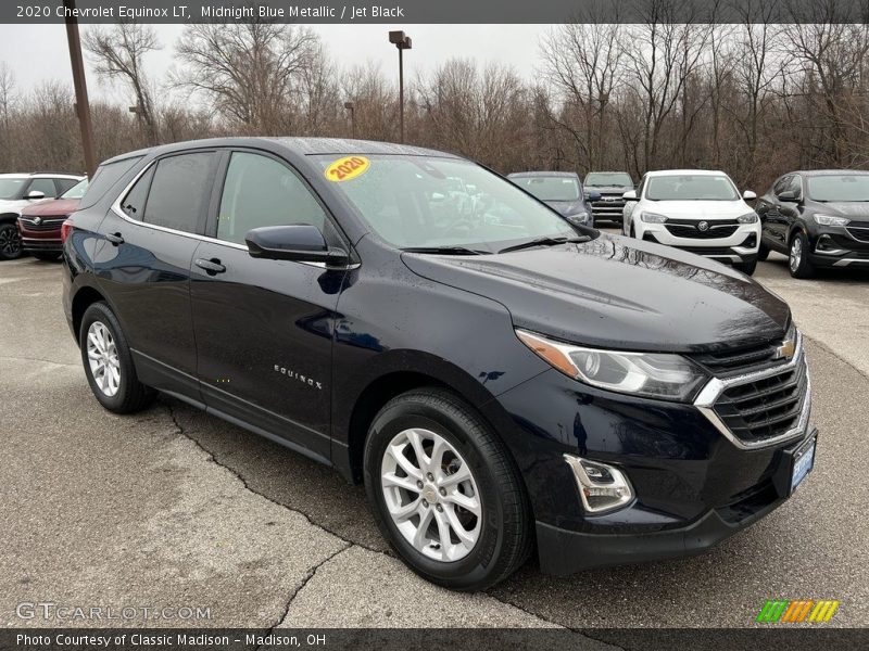 Midnight Blue Metallic / Jet Black 2020 Chevrolet Equinox LT