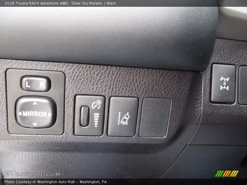 Silver Sky Metallic / Black 2018 Toyota RAV4 Adventure AWD