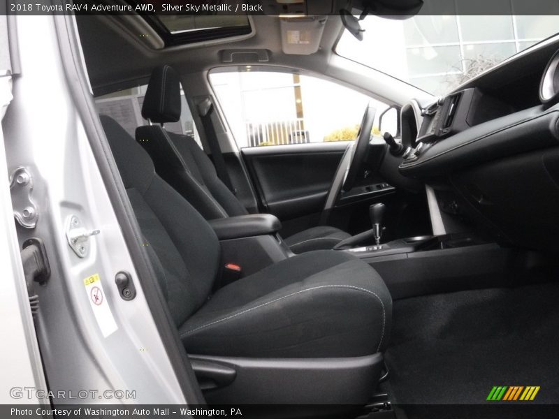 Silver Sky Metallic / Black 2018 Toyota RAV4 Adventure AWD
