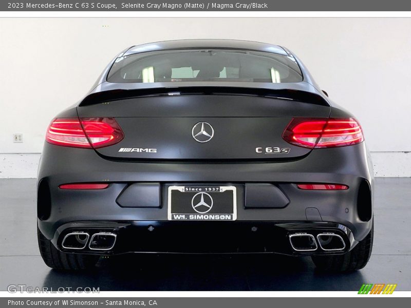 Selenite Gray Magno (Matte) / Magma Gray/Black 2023 Mercedes-Benz C 63 S Coupe