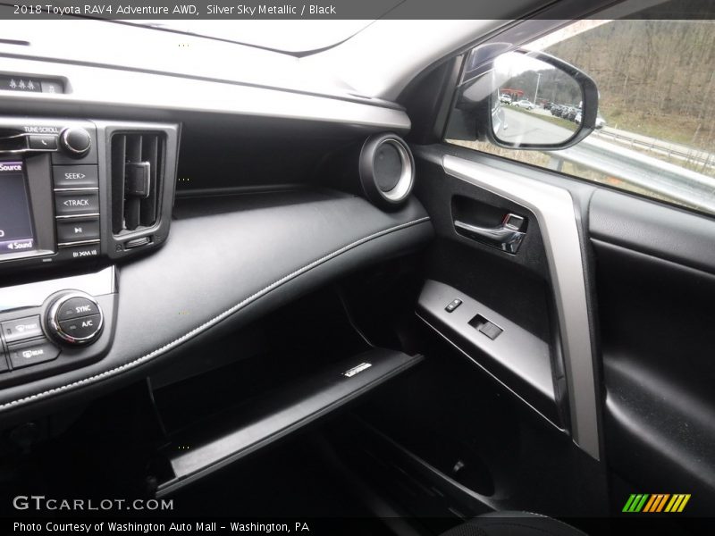 Silver Sky Metallic / Black 2018 Toyota RAV4 Adventure AWD