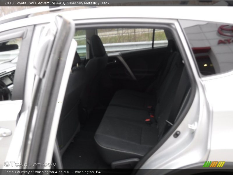 Silver Sky Metallic / Black 2018 Toyota RAV4 Adventure AWD