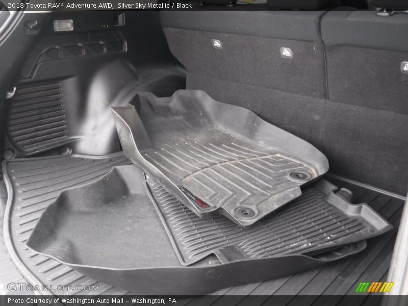 Silver Sky Metallic / Black 2018 Toyota RAV4 Adventure AWD