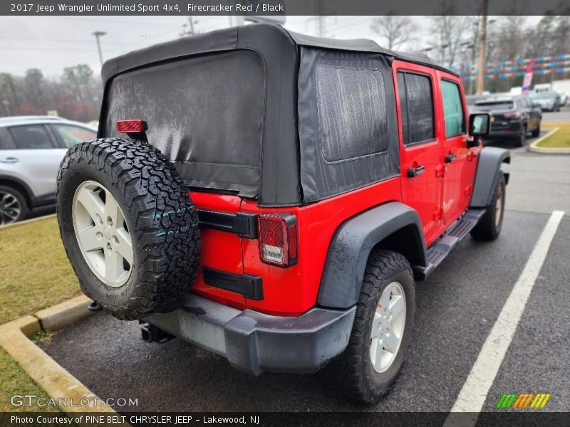Firecracker Red / Black 2017 Jeep Wrangler Unlimited Sport 4x4
