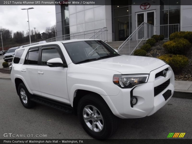 Super White / Graphite 2017 Toyota 4Runner SR5 Premium 4x4