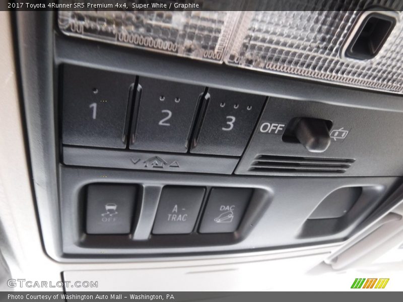 Super White / Graphite 2017 Toyota 4Runner SR5 Premium 4x4