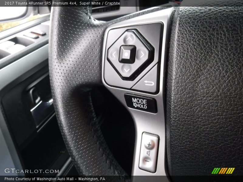 Super White / Graphite 2017 Toyota 4Runner SR5 Premium 4x4