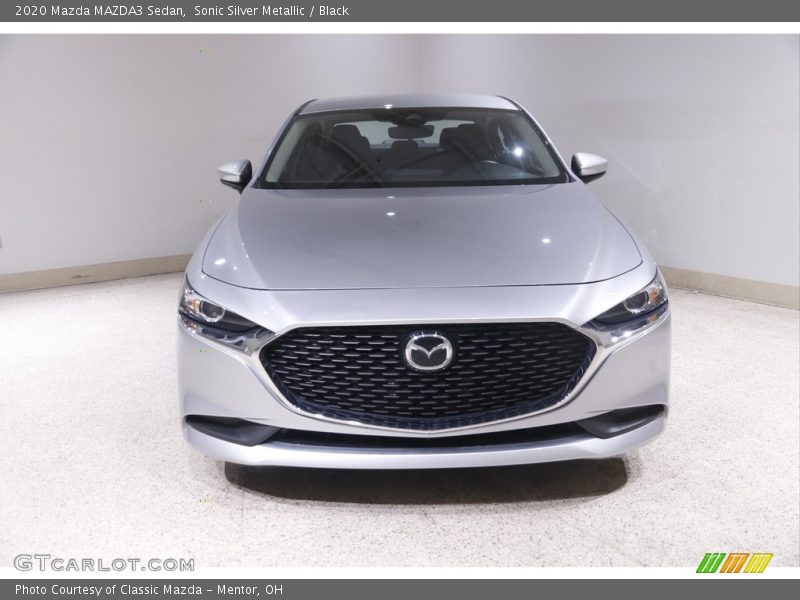 Sonic Silver Metallic / Black 2020 Mazda MAZDA3 Sedan