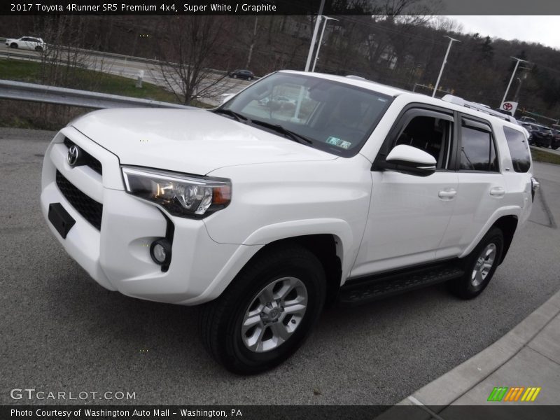 Super White / Graphite 2017 Toyota 4Runner SR5 Premium 4x4