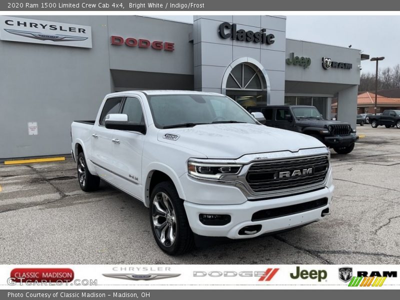 Bright White / Indigo/Frost 2020 Ram 1500 Limited Crew Cab 4x4