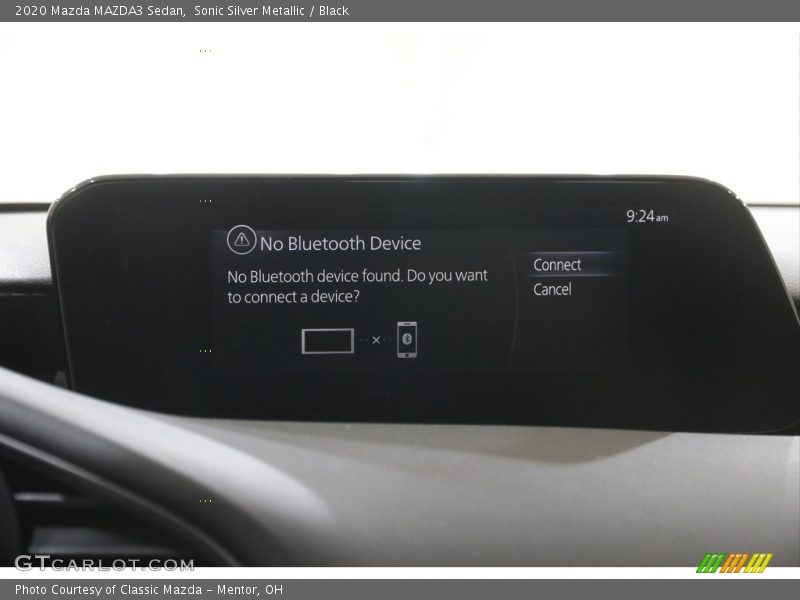 Sonic Silver Metallic / Black 2020 Mazda MAZDA3 Sedan