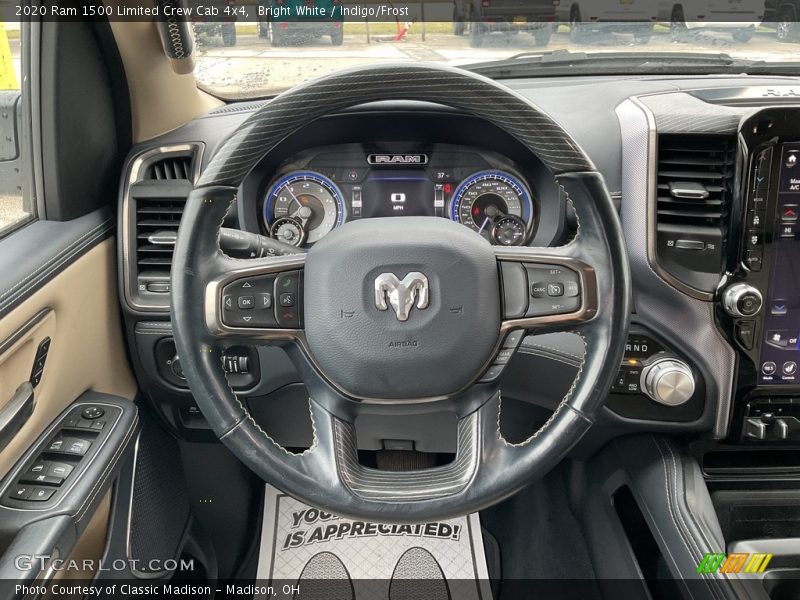  2020 1500 Limited Crew Cab 4x4 Steering Wheel