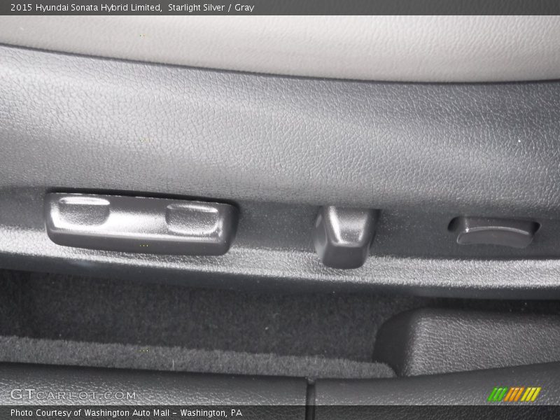 Starlight Silver / Gray 2015 Hyundai Sonata Hybrid Limited