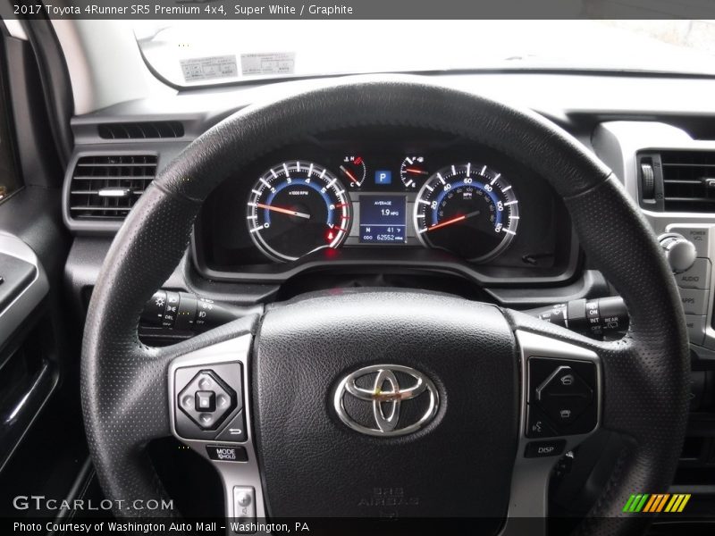 Super White / Graphite 2017 Toyota 4Runner SR5 Premium 4x4