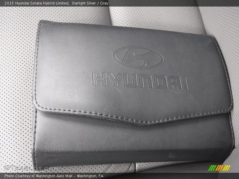 Starlight Silver / Gray 2015 Hyundai Sonata Hybrid Limited