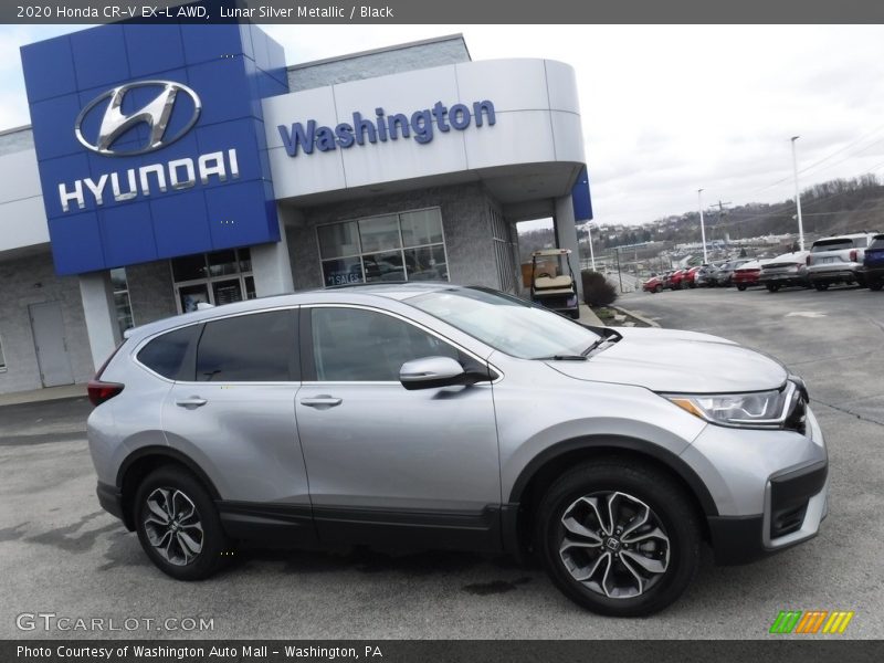 Lunar Silver Metallic / Black 2020 Honda CR-V EX-L AWD
