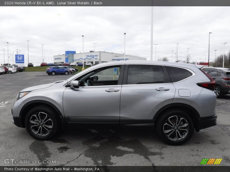 Lunar Silver Metallic / Black 2020 Honda CR-V EX-L AWD