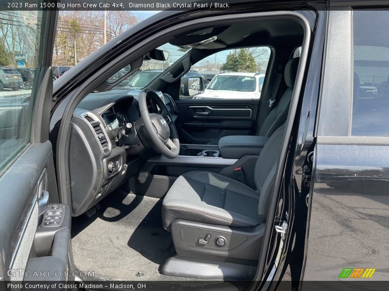 Diamond Black Crystal Pearl / Black 2023 Ram 1500 Big Horn Crew Cab 4x4
