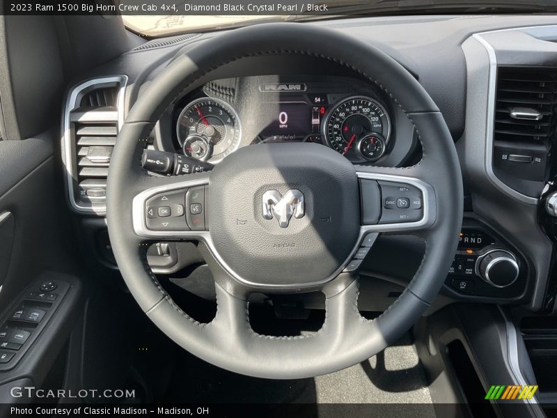 Diamond Black Crystal Pearl / Black 2023 Ram 1500 Big Horn Crew Cab 4x4
