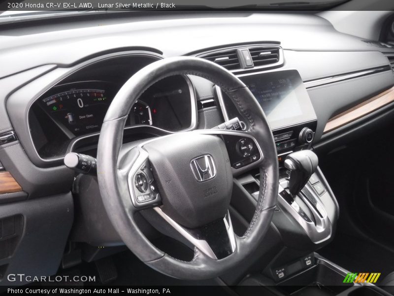 Lunar Silver Metallic / Black 2020 Honda CR-V EX-L AWD