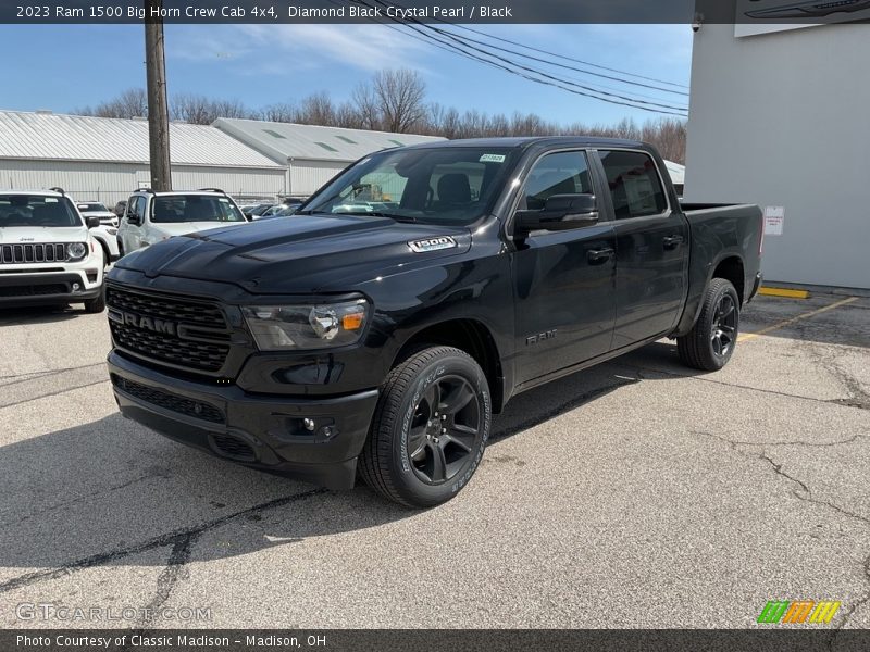 Diamond Black Crystal Pearl / Black 2023 Ram 1500 Big Horn Crew Cab 4x4