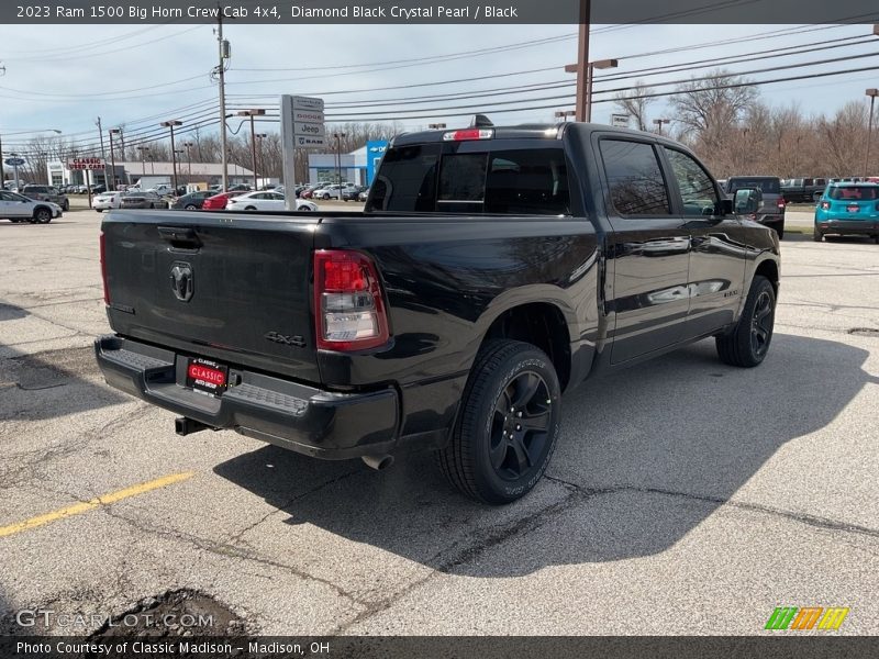 Diamond Black Crystal Pearl / Black 2023 Ram 1500 Big Horn Crew Cab 4x4