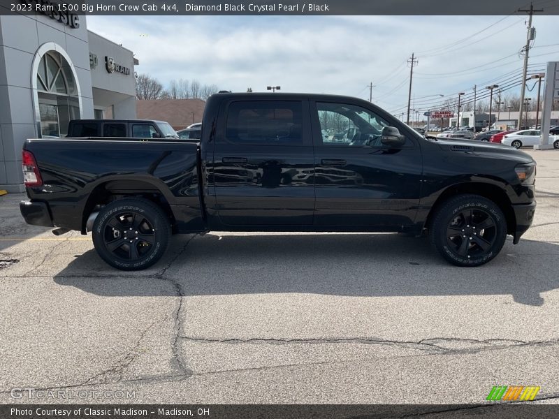 Diamond Black Crystal Pearl / Black 2023 Ram 1500 Big Horn Crew Cab 4x4