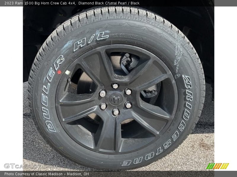 Diamond Black Crystal Pearl / Black 2023 Ram 1500 Big Horn Crew Cab 4x4