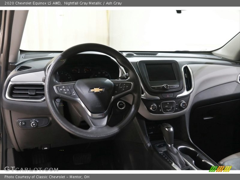 Nightfall Gray Metallic / Ash Gray 2020 Chevrolet Equinox LS AWD