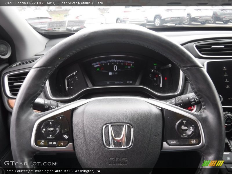 Lunar Silver Metallic / Black 2020 Honda CR-V EX-L AWD