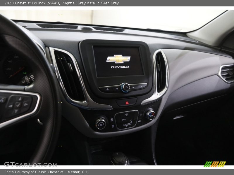 Nightfall Gray Metallic / Ash Gray 2020 Chevrolet Equinox LS AWD