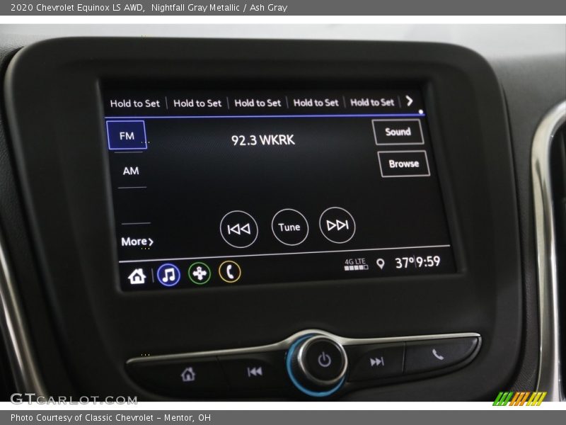 Nightfall Gray Metallic / Ash Gray 2020 Chevrolet Equinox LS AWD