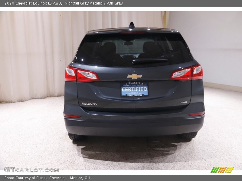 Nightfall Gray Metallic / Ash Gray 2020 Chevrolet Equinox LS AWD