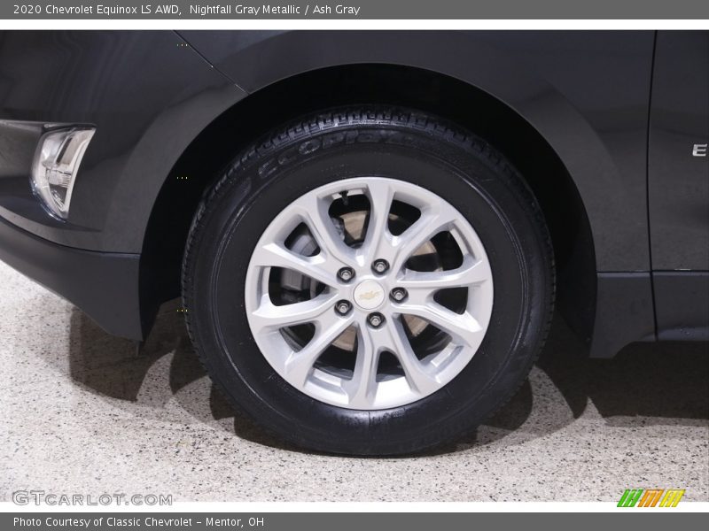 Nightfall Gray Metallic / Ash Gray 2020 Chevrolet Equinox LS AWD