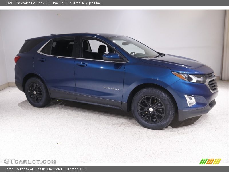 Pacific Blue Metallic / Jet Black 2020 Chevrolet Equinox LT