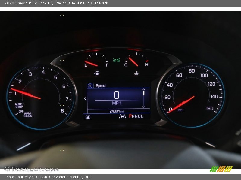 Pacific Blue Metallic / Jet Black 2020 Chevrolet Equinox LT