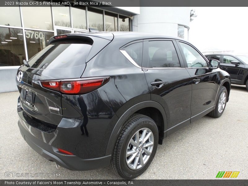 Jet Black Mica / Black 2023 Mazda CX-5 S Preferred AWD